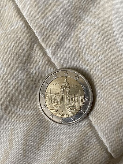 2€ Alemanha palácio zwinger em Dresden , Saxônia 2006 MBC
