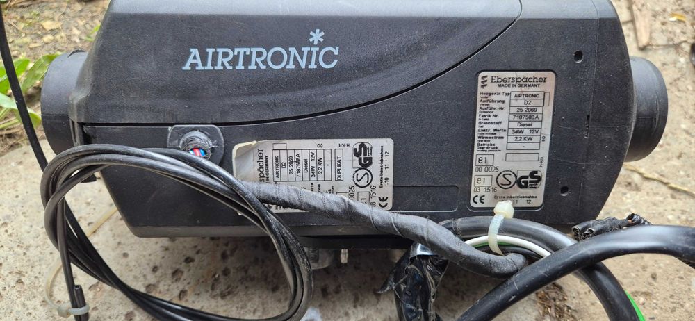Ogrzewanie Eberspacher Airtronic D2 12V Webasto