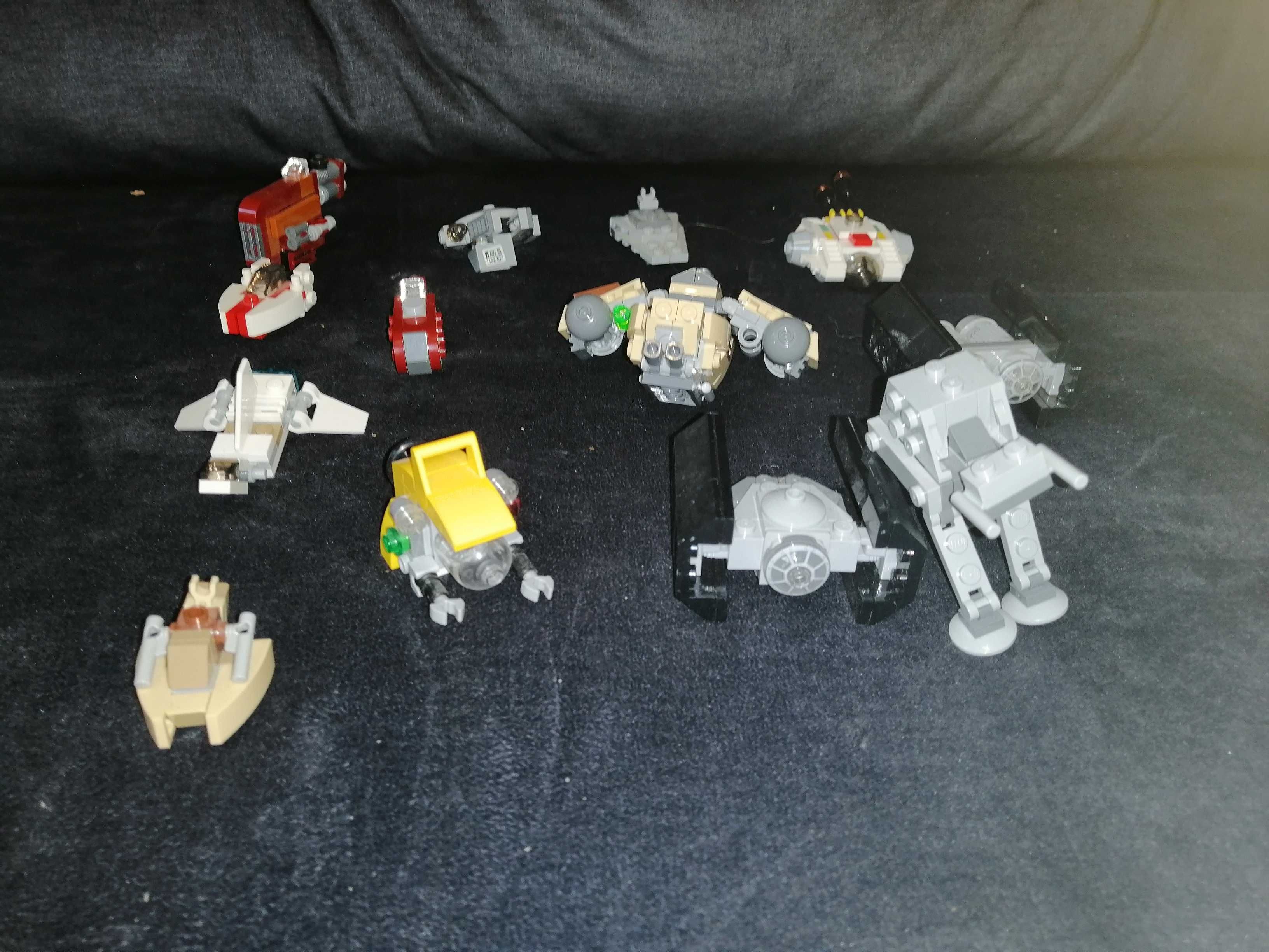 Mini-zestawy lego star wars w pakiecie (13 maszyn)