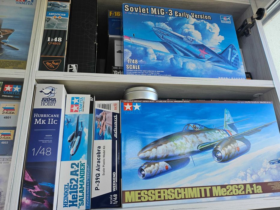 Продам модели в 1/48 авиация и техника Tamiya Hasegawa Revell Italeri