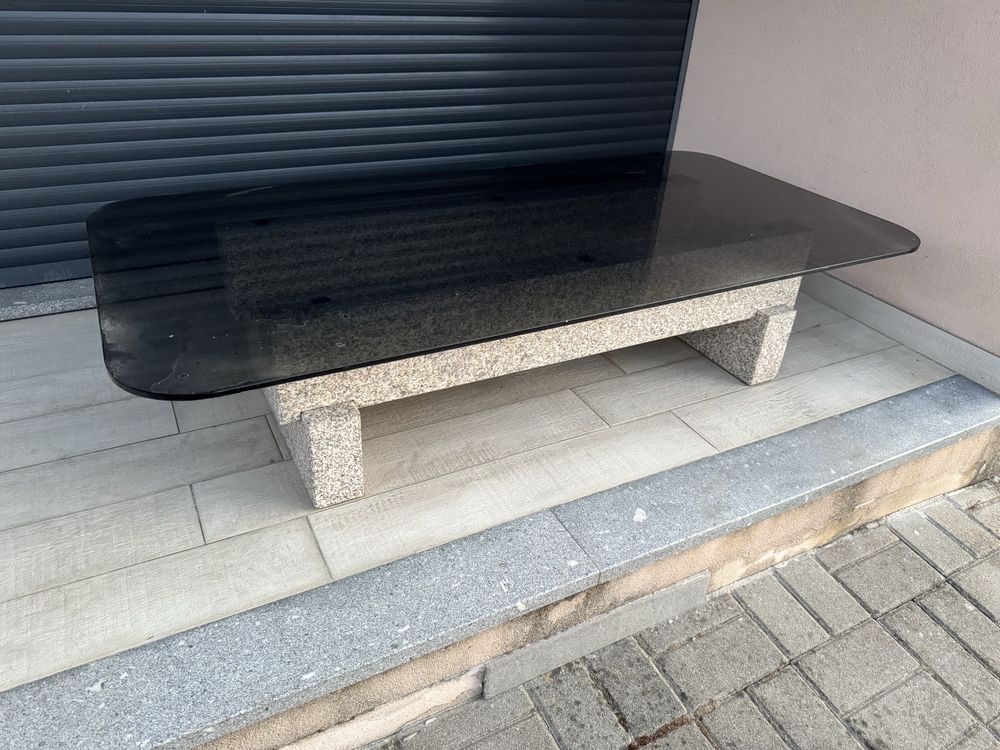 Mesa de Centro granito/vidro