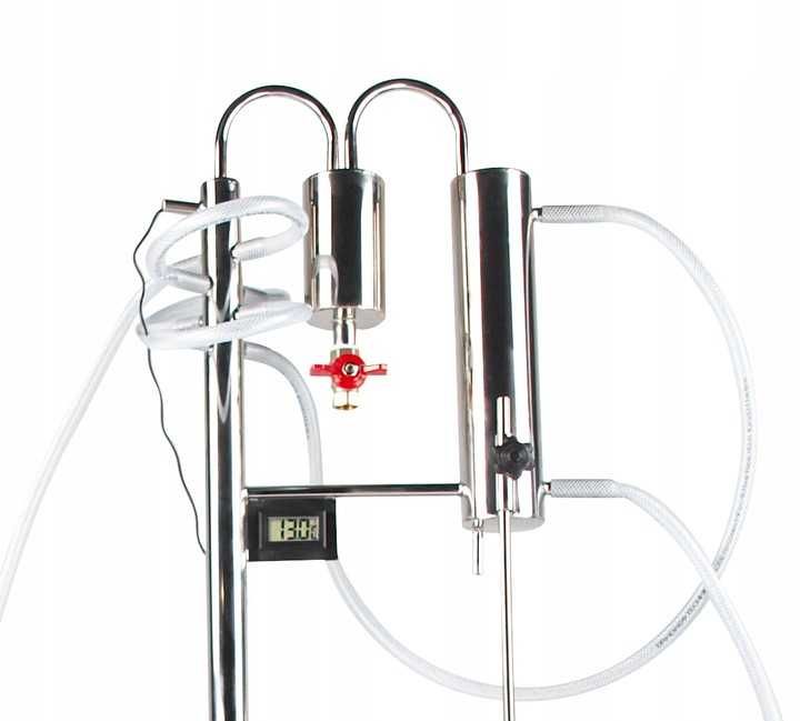 Destylator Elektryczny na beczce KEG wraz z Kolumną ZIMNE PALCE