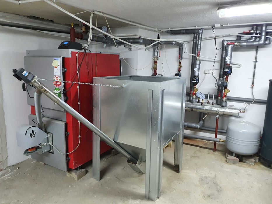 Kocioł Ekopell na pellet 75 kW. Certyfikat ECODESIGNkocioł 5 KLASA