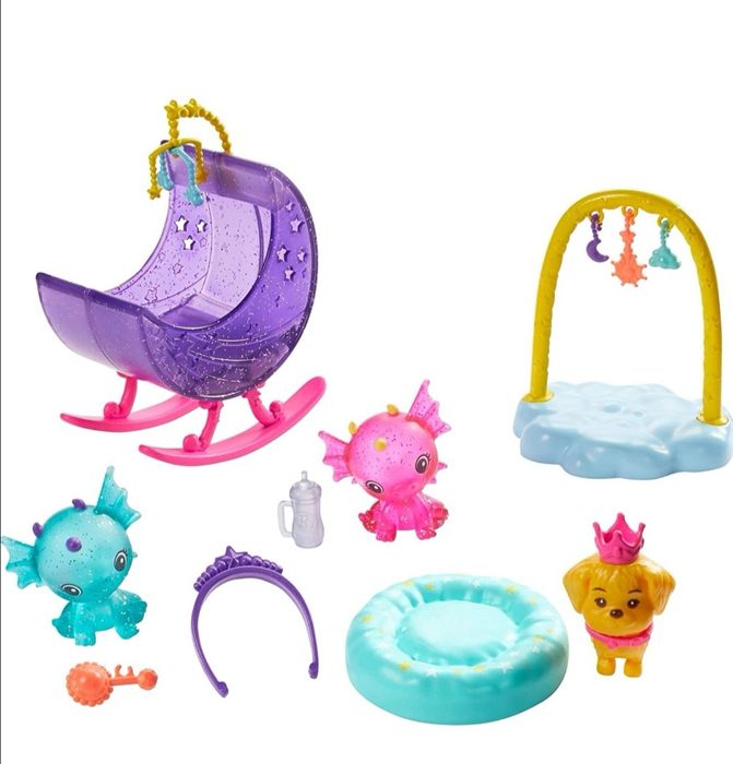 Набор Барби Сказочная забота Дримтопия Barbie Dreamtopia Dragon Nurser