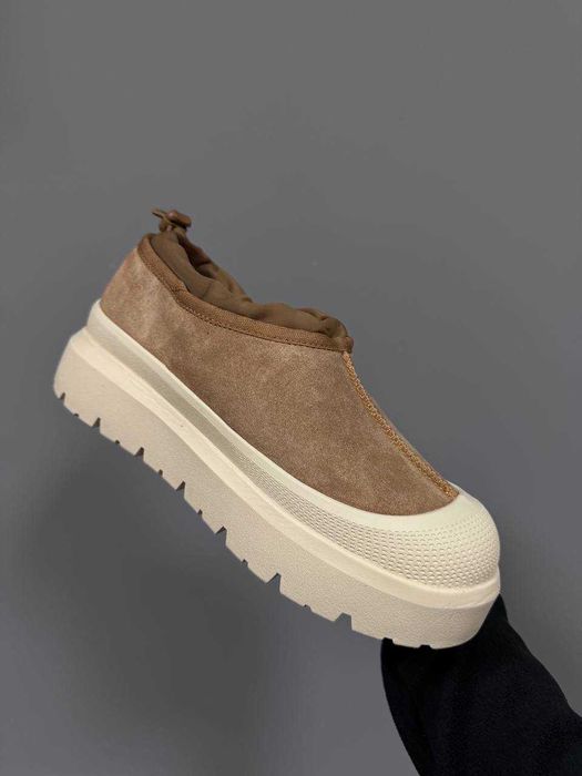 Угги UGG Tasman Waether Hybrid Slipper Beige / уггі Тасман Везер бежев
