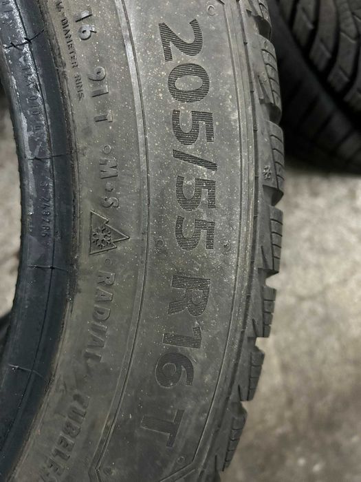 Opony zimowe 205/55 R16. Barum 2szt. Ceat 2 szt.