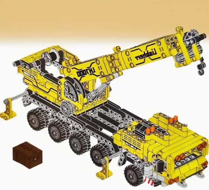 Klocki konstrukcyjne, Żuraw 1009 klocków – fascynujący zestaw jak Lego