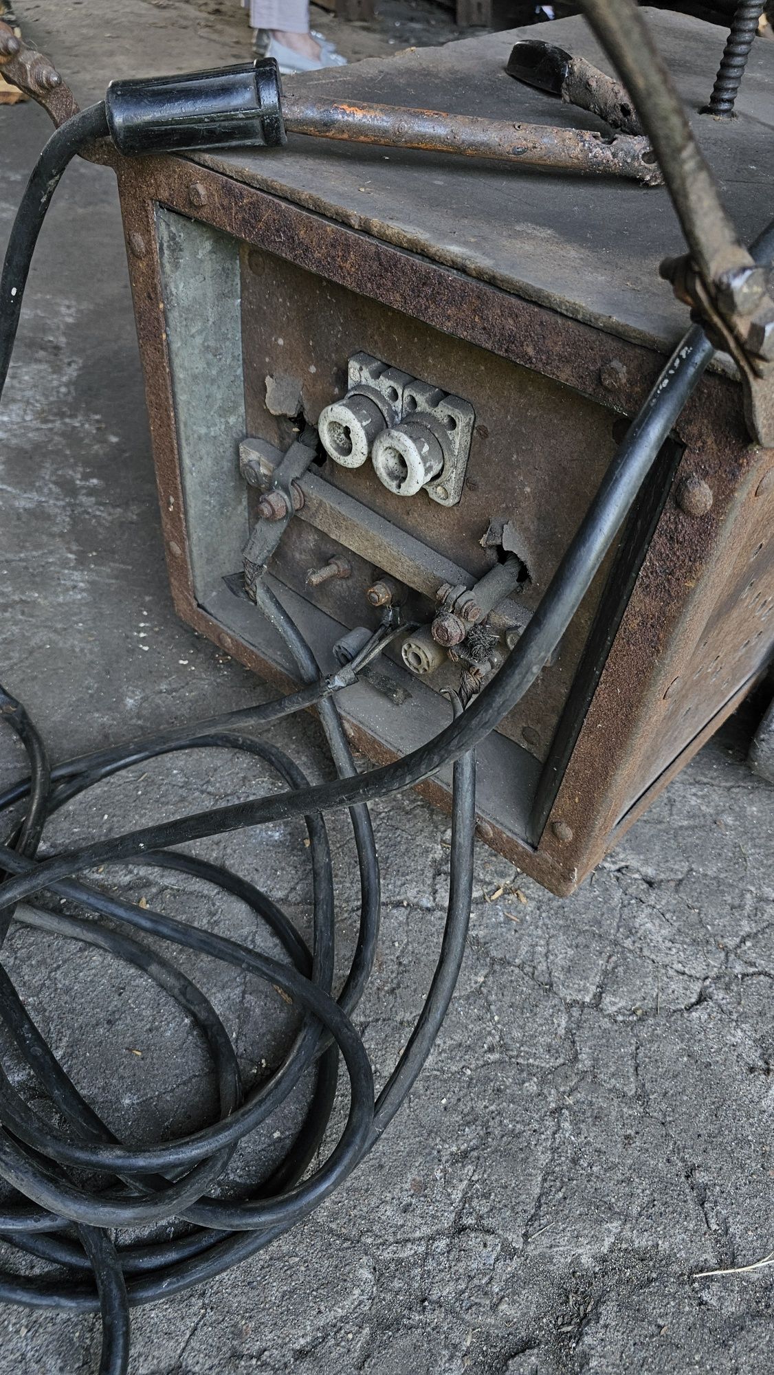 Spawarka transformatorowa stara zabytkowa PRL