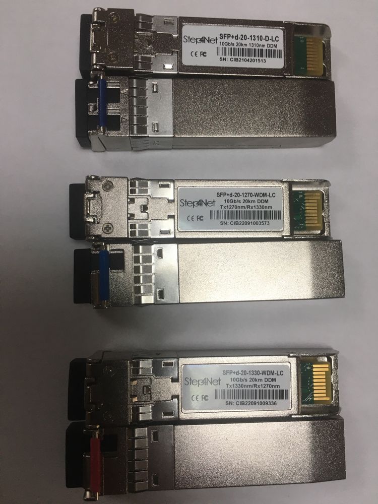 Модулі SFP+d 20 Step4Net 1330, 1270, 1310