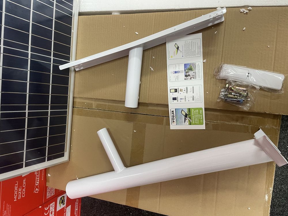 Lampa Solarna PREMIUM Uliczna VÖGLER GmBh wersja 2200 W, latarnia