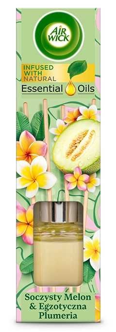 Air Wick Pachnące Patyczki Soczysty Melon & Egzotyczna Plumeria 40 ml