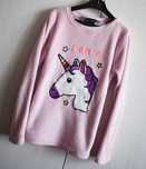 Bluza piżama polarowa 134 140 ciepła z polaru jednorożec polar unicorn