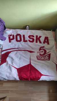 Flaga Polska Tyskie Stadion