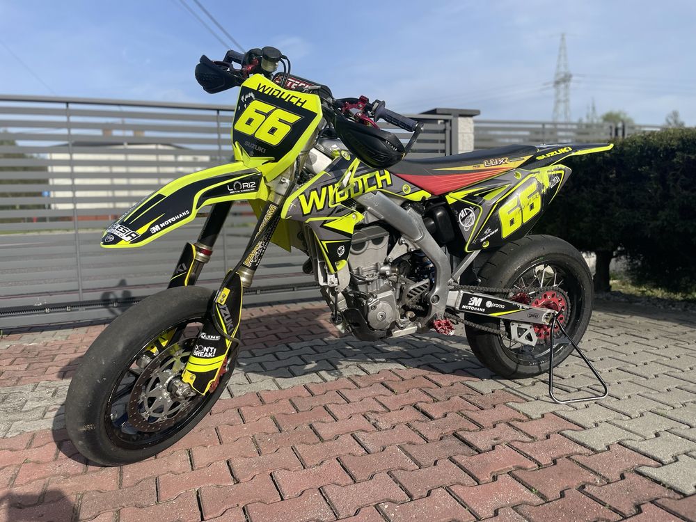 Suzuki RMZ 450 SM supermoto +cross, wtrysk, GET, kontrola trakcji