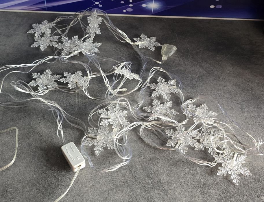 Lampki choinkowe gwiazdki