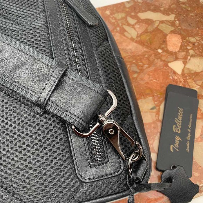 Сумка слінг шкіряна рюкзак 1 лямка TonyBellucci T5220 сумка слинг кожа