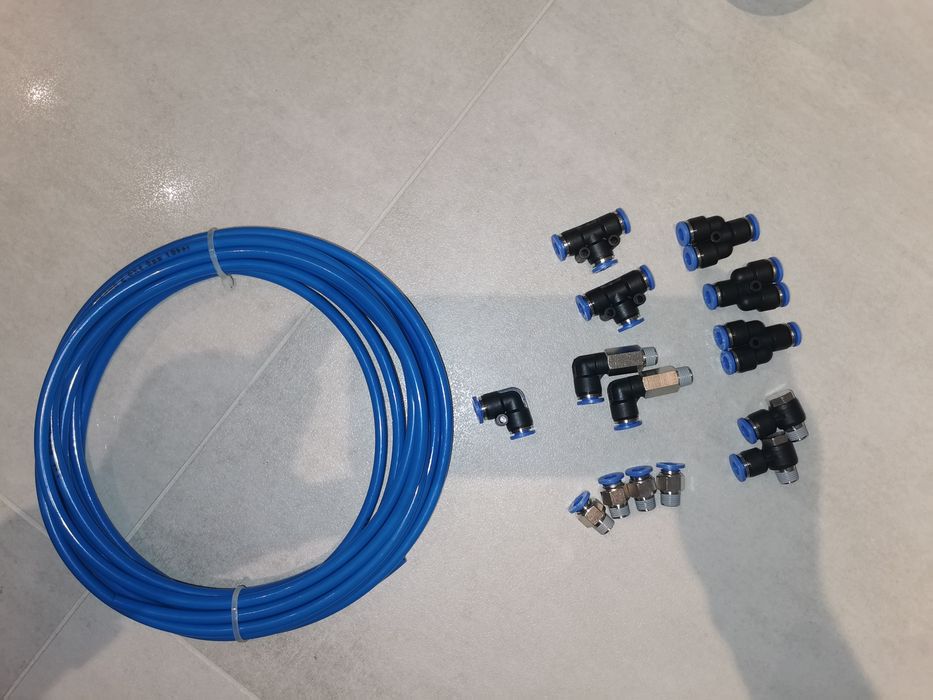 Złączki pneumatyczne, wąż 6/4 mm, 10 bar