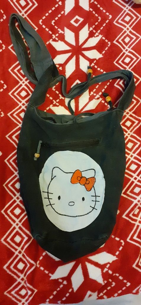 Torebka czarna hello Kitty