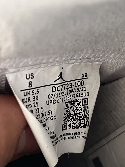 Buty Opium Avantgarde Nike Air Jordan White Lateks 1 OG Casual