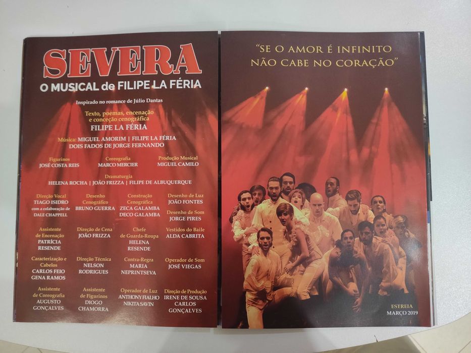 Cartaz musical A Severa