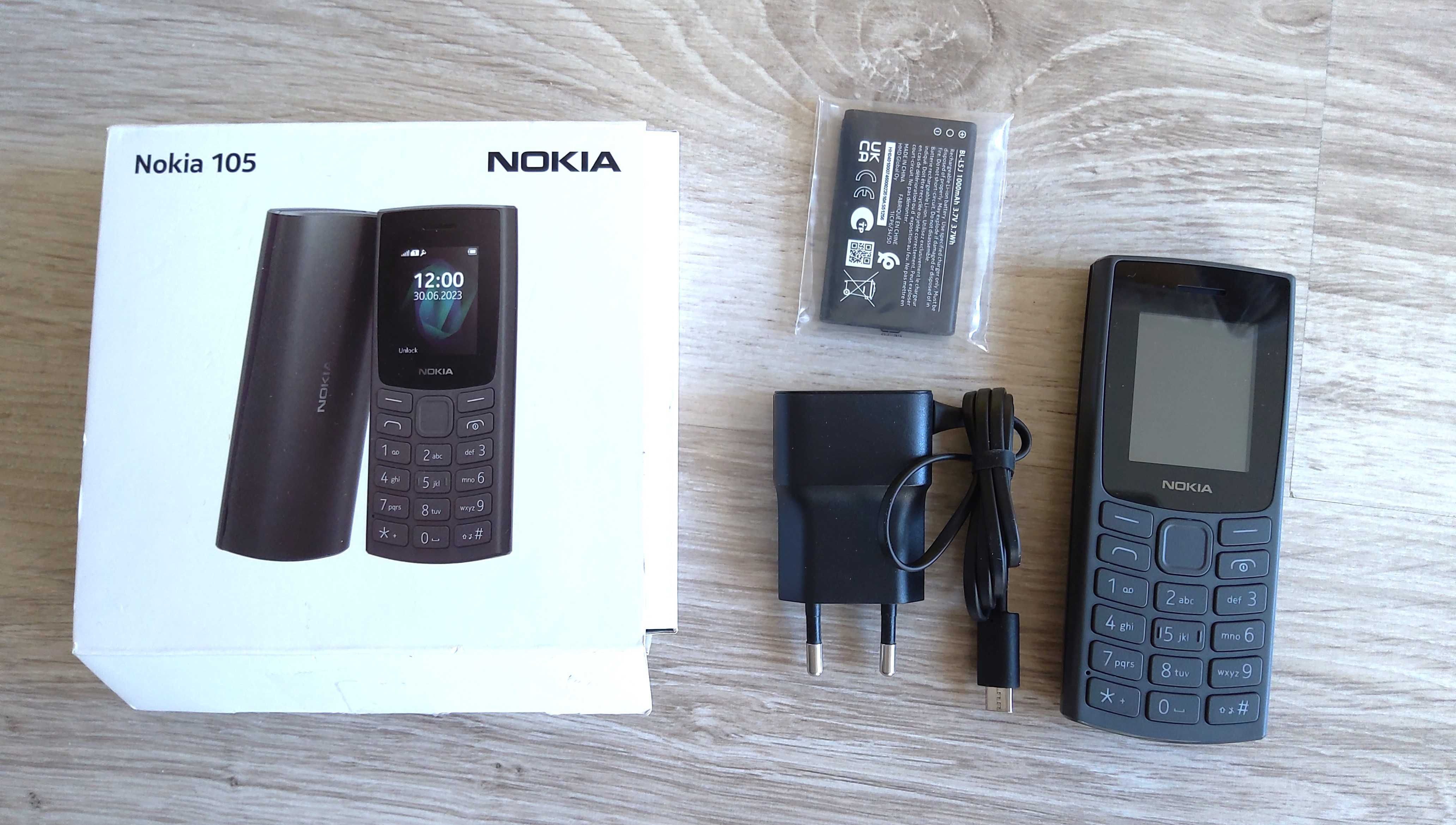 Telefon Nokia 105 szary