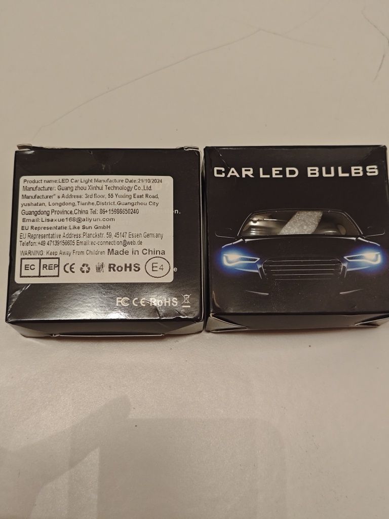 Car led bulbs 2 caixas