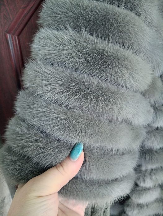 Норкова шубка натуральна