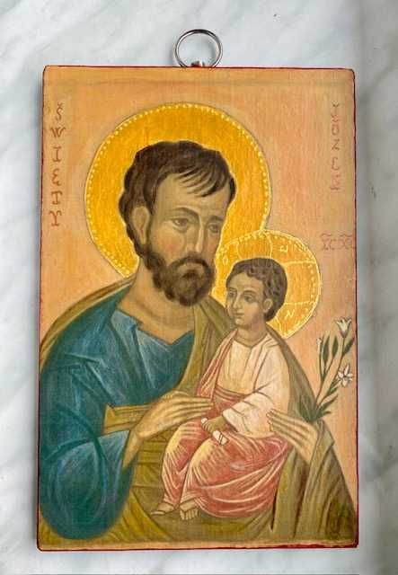 Ikona Św.Józef z Dzieciątkiem Jezus