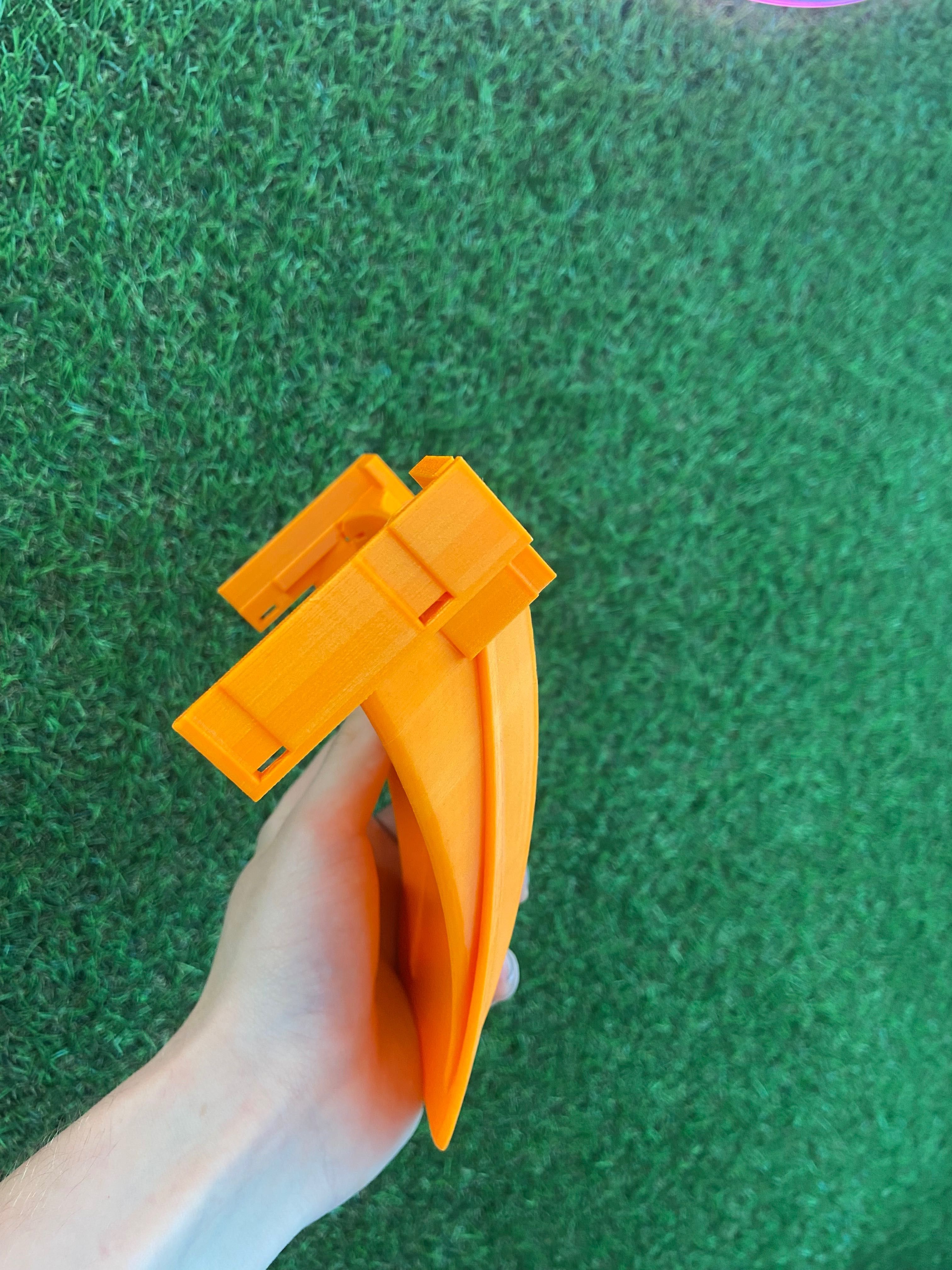 Pomarańczowe długie 3D Błotniki Kukirin G4