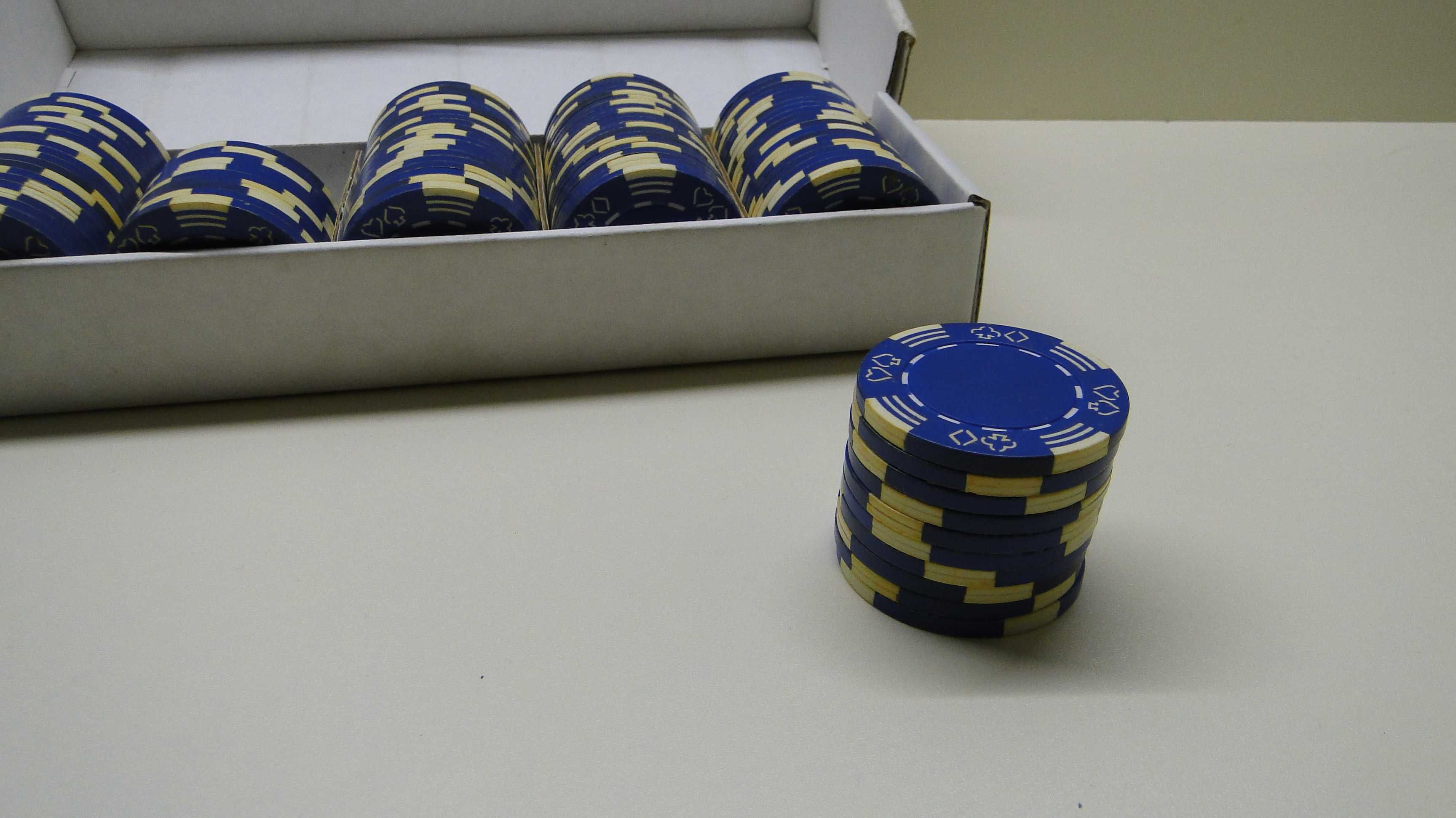 Фишки покерные профессиональные 100 шт