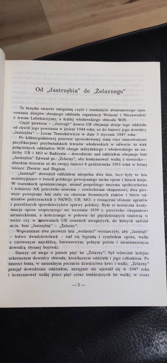 "Żelazny kontra UB" Henryk Pająk