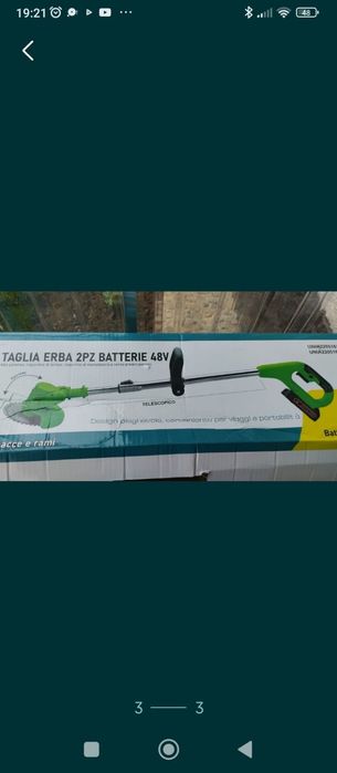 Kosiarka akumulatorowa do podjadania trawy