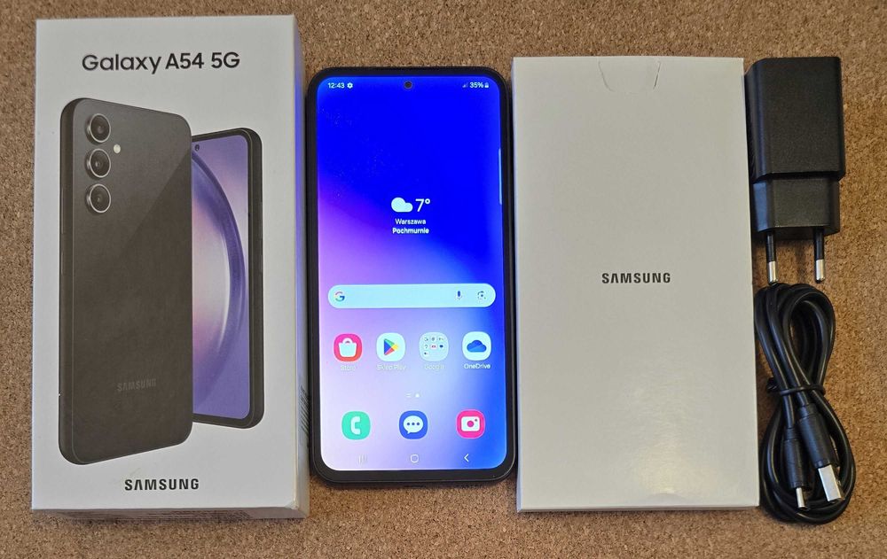 Samsung Galaxy A54 5G SM-A546 B/DS 8GB/128GB Czarny JakNowyBezBlokadGw