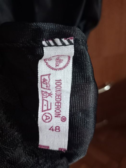 Комбинация черная винтаж ГДР Стретта