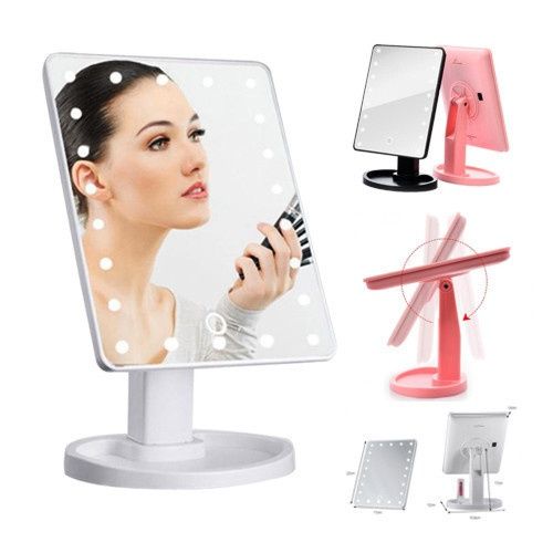 Зеркало настольное с подсветкой LED – бренд Large Led Mirror