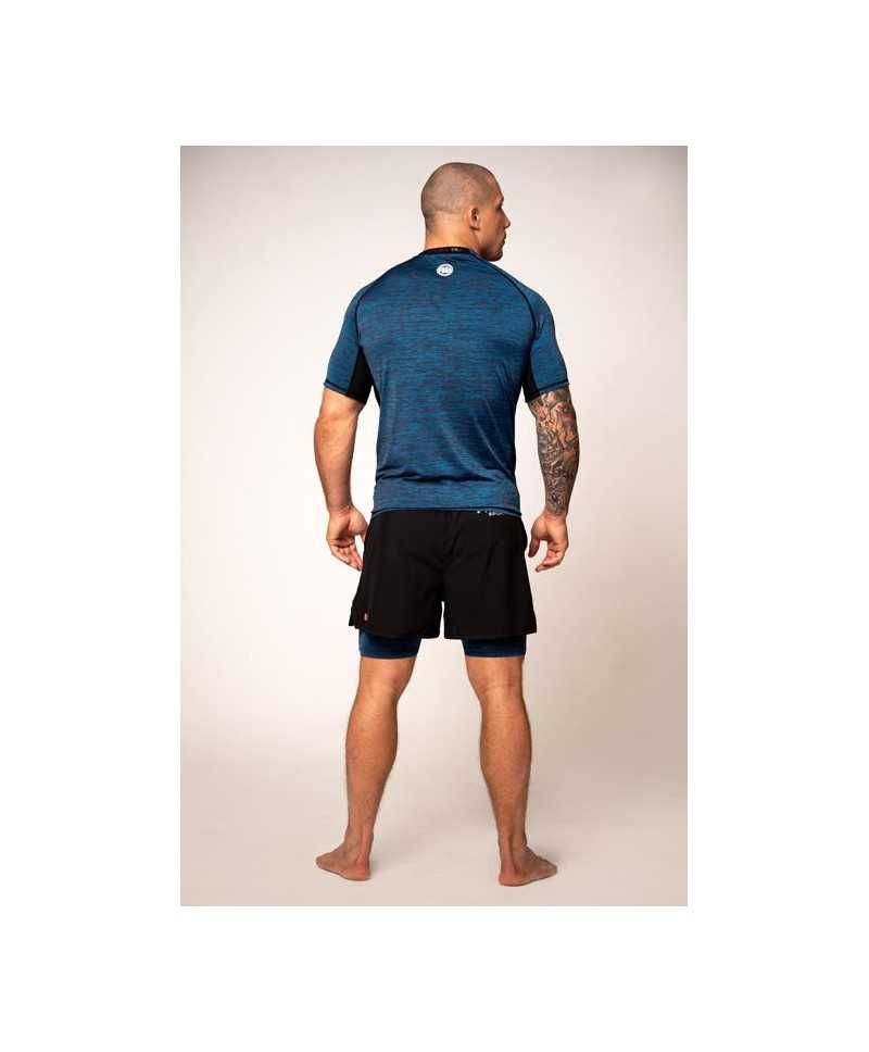 Pit Bull Rashguard Mens Performance Niebieska M i L i XL
