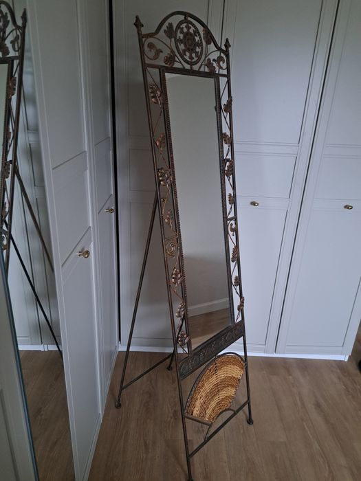 Lustro boho vintage stojące