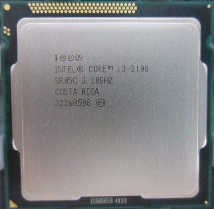 Processador Intel® Core™ i3-2100 Cache 3M, 3.10 GHz, Skt 1155-Usado Ok