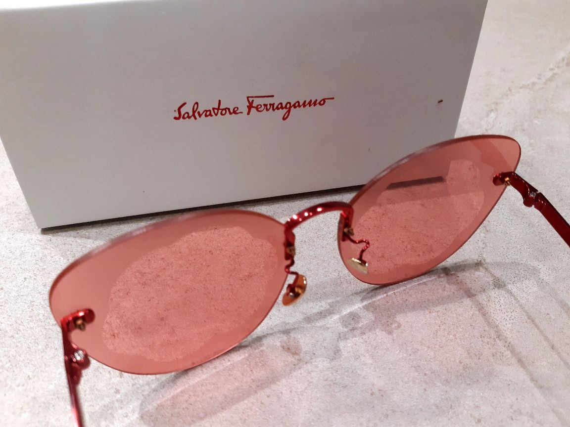 Розовые женские очки-бабочки  SF 178 068Gот Salvatorre Ferragamo! Ориг
