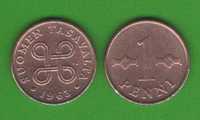1 пенни Финляндия 1963