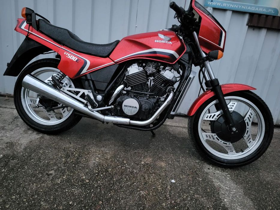 Honda VT 500E cb four, silnik v-twin jak kawasaki cx vulcan