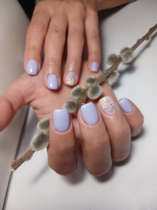 Манікюр.Гкль-лак.Крєс.