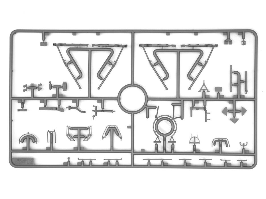 ICM 48268 samolot Captured Heinkel model do sklejania
