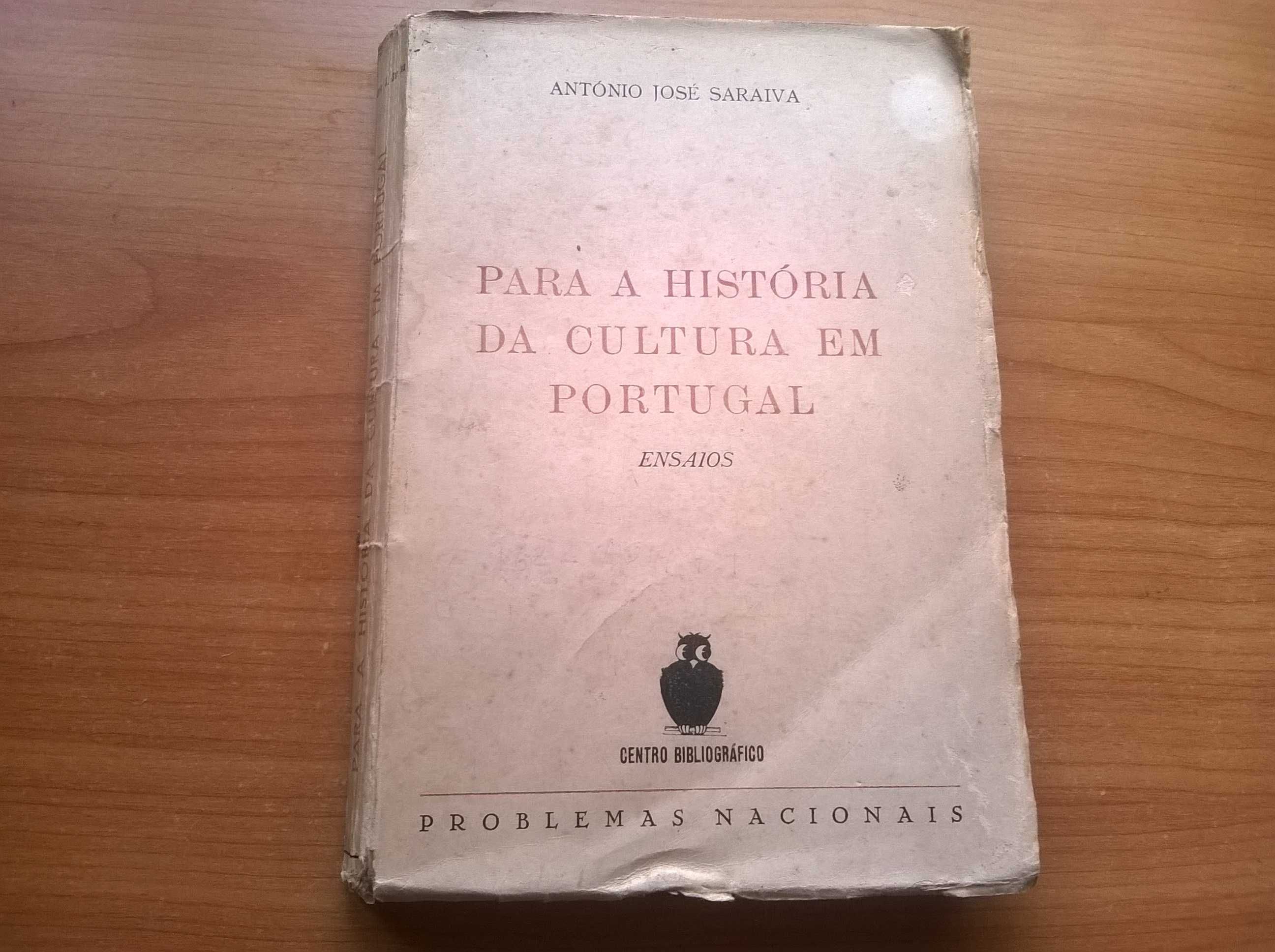 Para a História da Cultura em Portugal-Ensaios- António José Saraiva