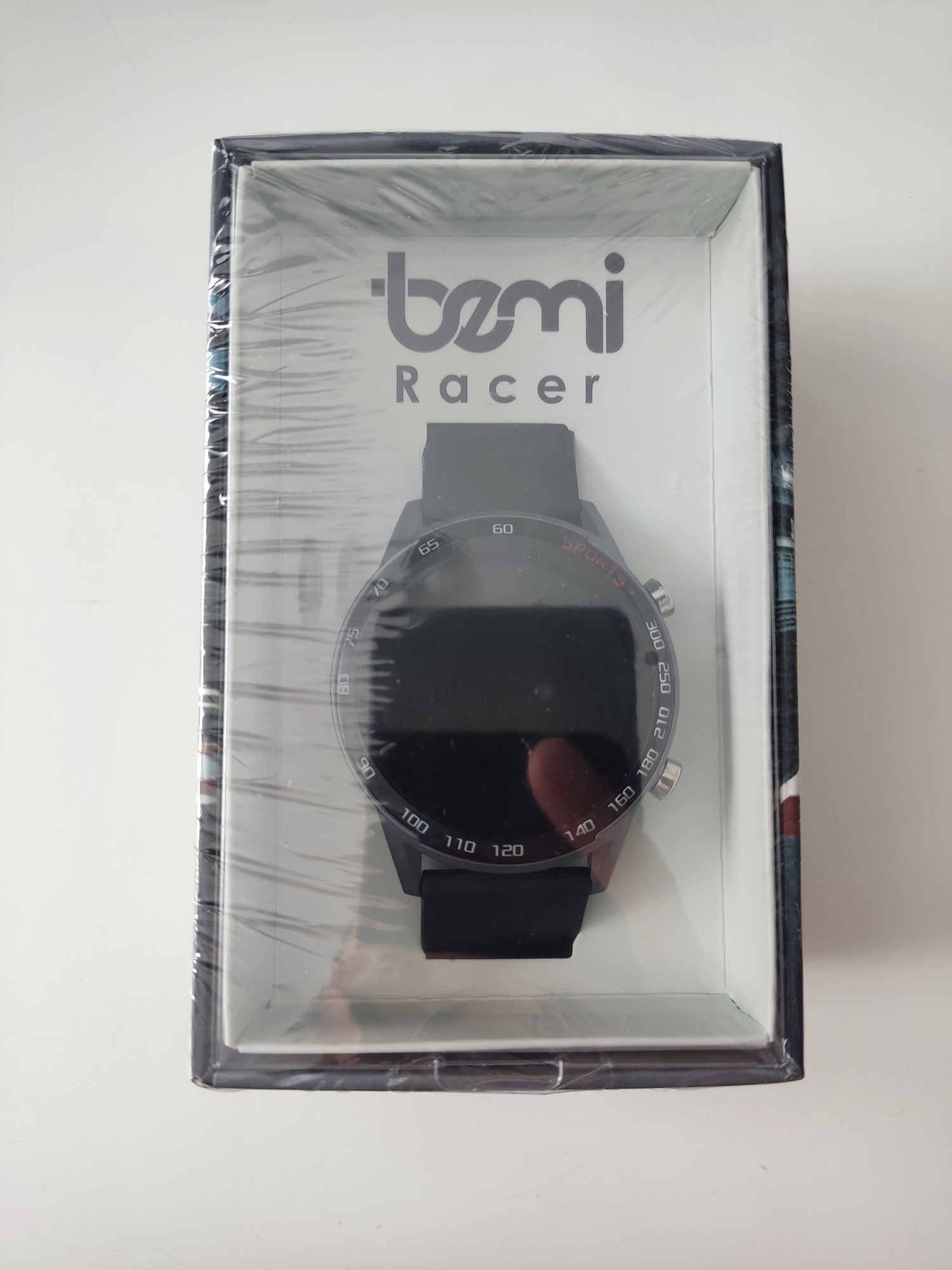 NOWY smartwatch Bemi Racer RC1 czarny zegarek IP67 tętno tlen