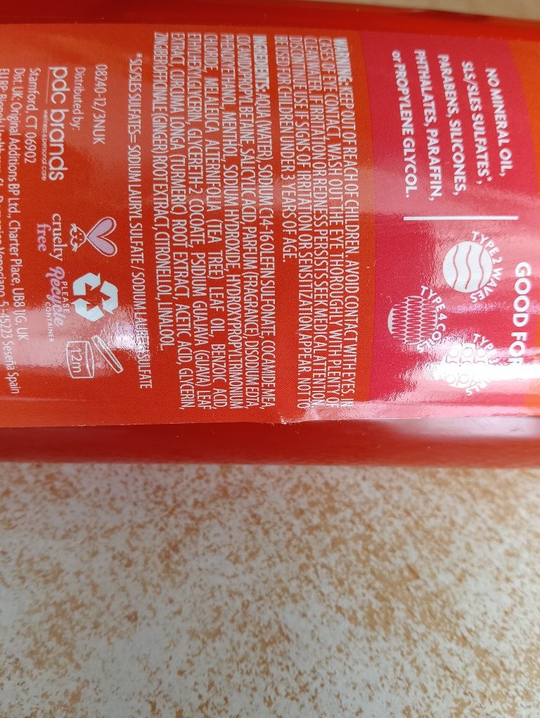 Szampon do włosów Cantu Guava Ginger