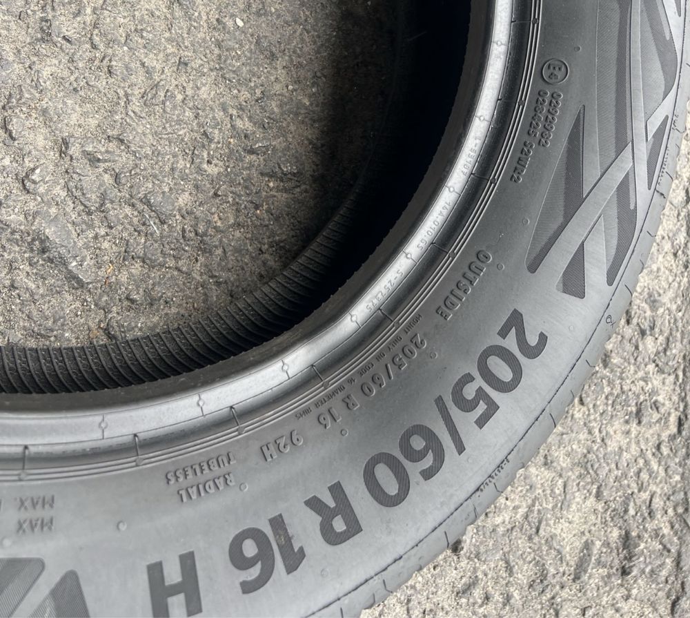 Топові шини‼️205/60 R16 Continental EcoContact6 92H 6мм 2023рік