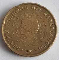 20 euro cent 2000 Holandia moneta kolekcjonerska