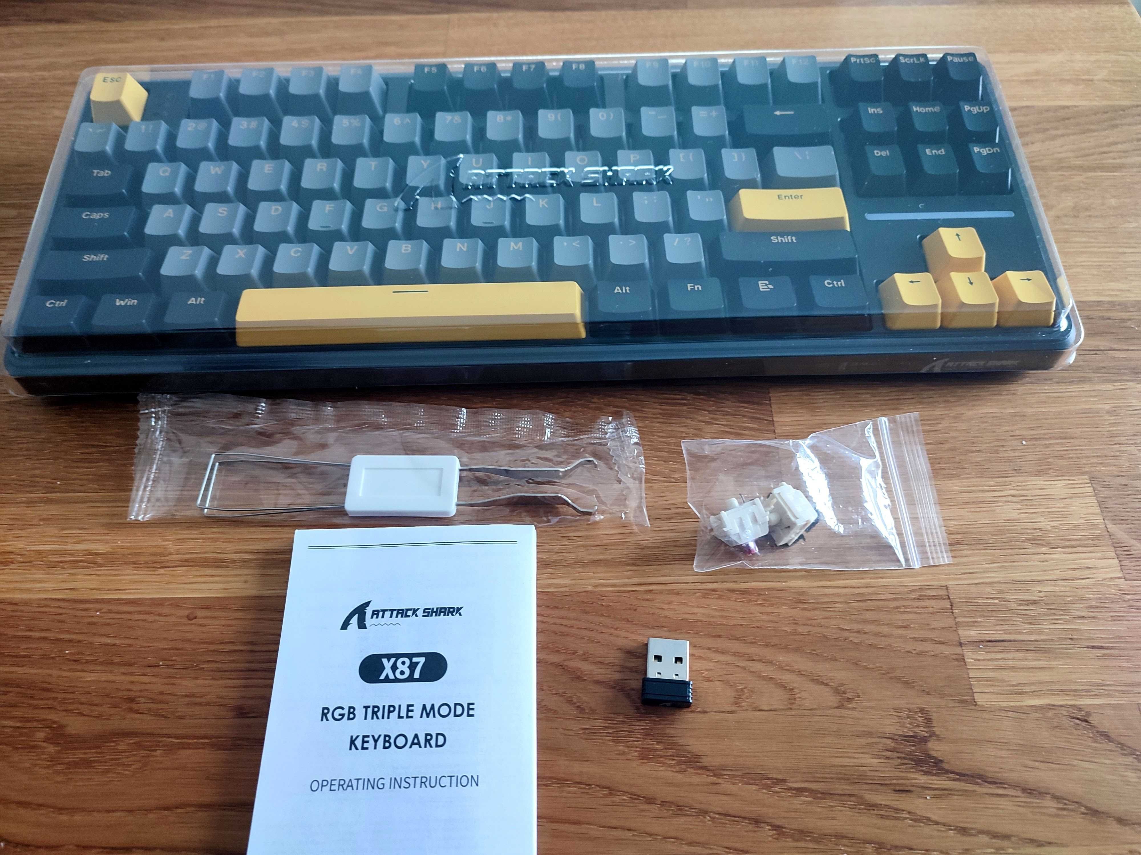 Klawiatura bezprzewodowa gamingowa Attack Shark X87