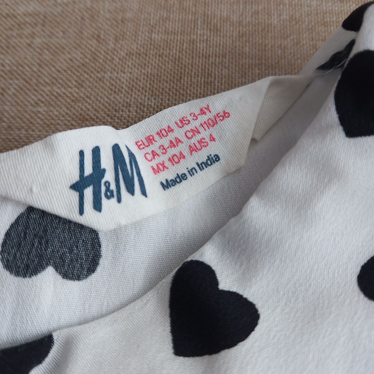 Sukienki letnie dziewczęce, H&M i C&A, rozmiar 104 Zestaw